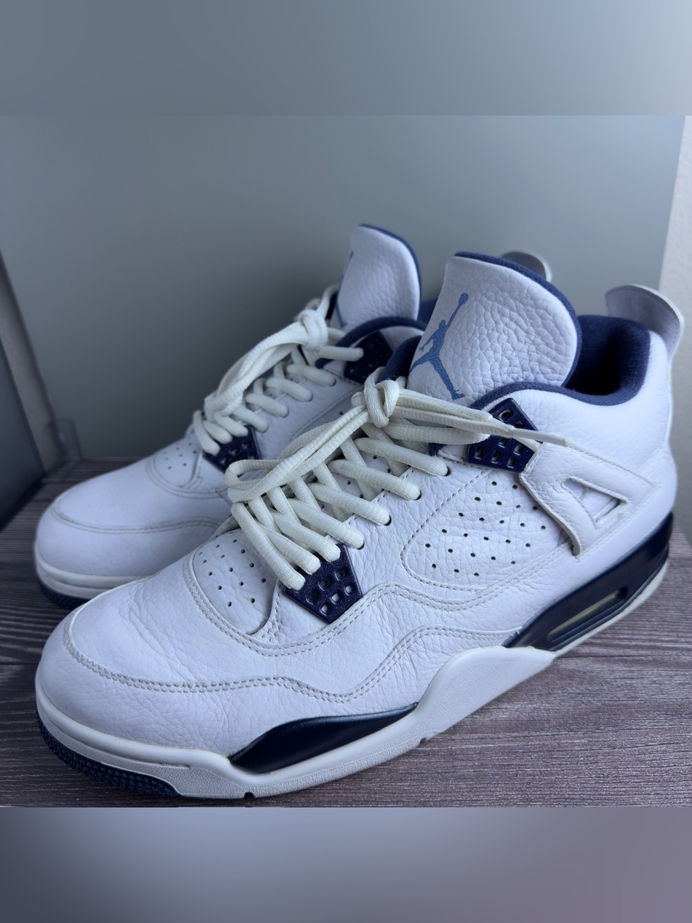 Nike Air Jordan 4 Retro Legend Blue Columbia 2015 Size 11 Used w/ OG Box